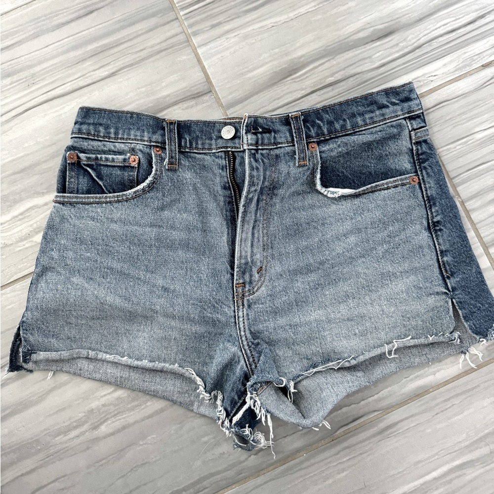 Abercrombie High Rise Mom Shorts